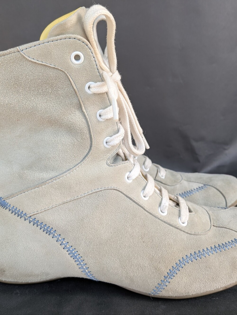 Vintage Espace Women's Leather/Suede Lace Up Boots Size 8 - Picture 4 of 16